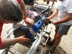 plates and pipes going back on